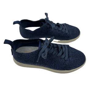 Woolloomooloo EUC Women's Darwin Comfort Sneakers Merino Wool Med Blue 37/6.5